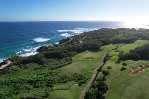 Poipu Bay 17th Waves Aerial